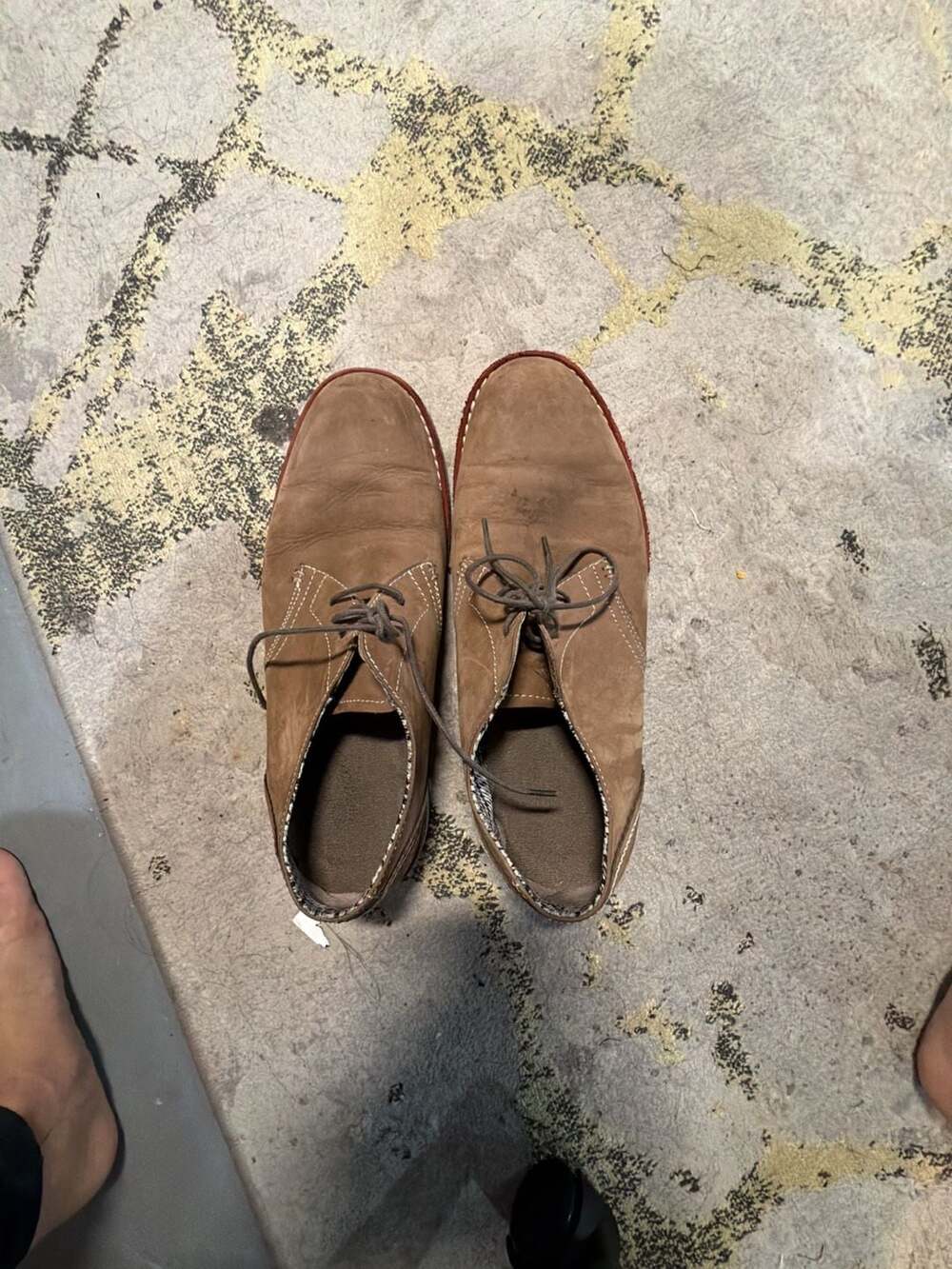 Original Penguin Men's Brown Suede Oxford Shoes